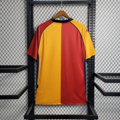 Alternative view of Roma Retro Soccer Jersey Home Custom Shirt 2001/02