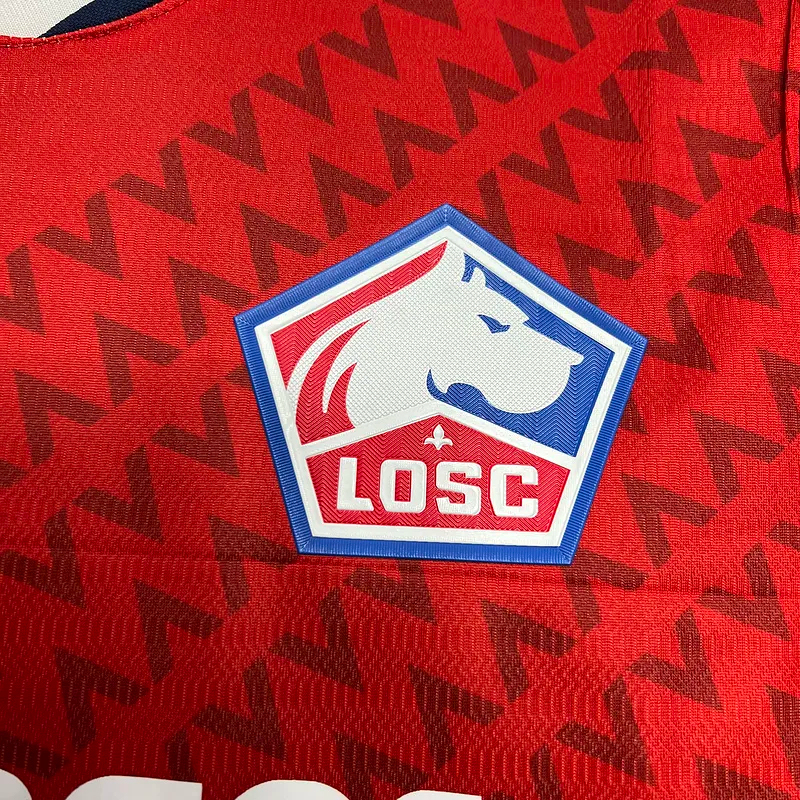 Lille OSC Soccer Jersey Home Custom Shirt 2024/25 - Image 6