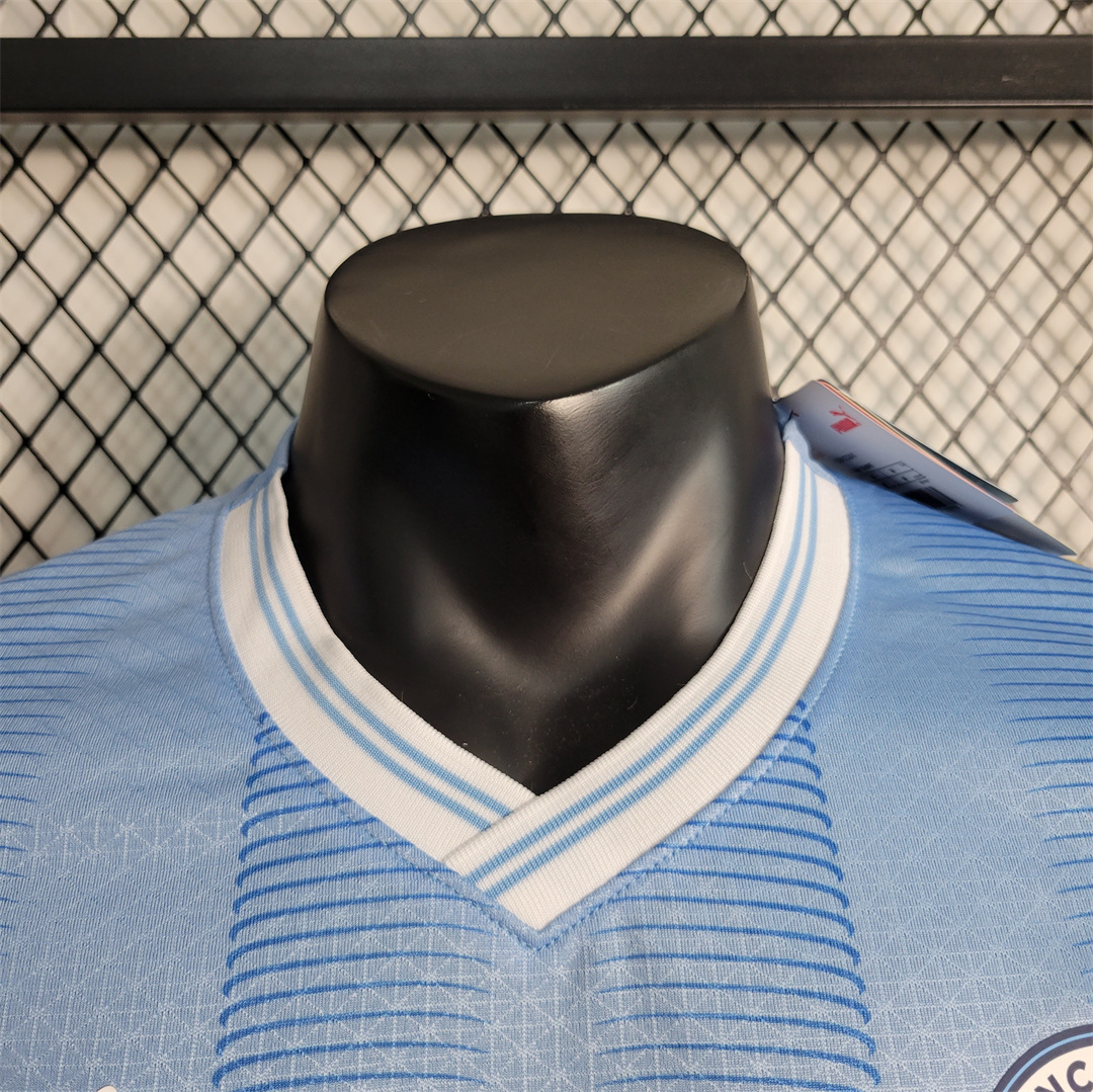 Manchester City Football Jersey Home Shirt 2023/24 - Image 4