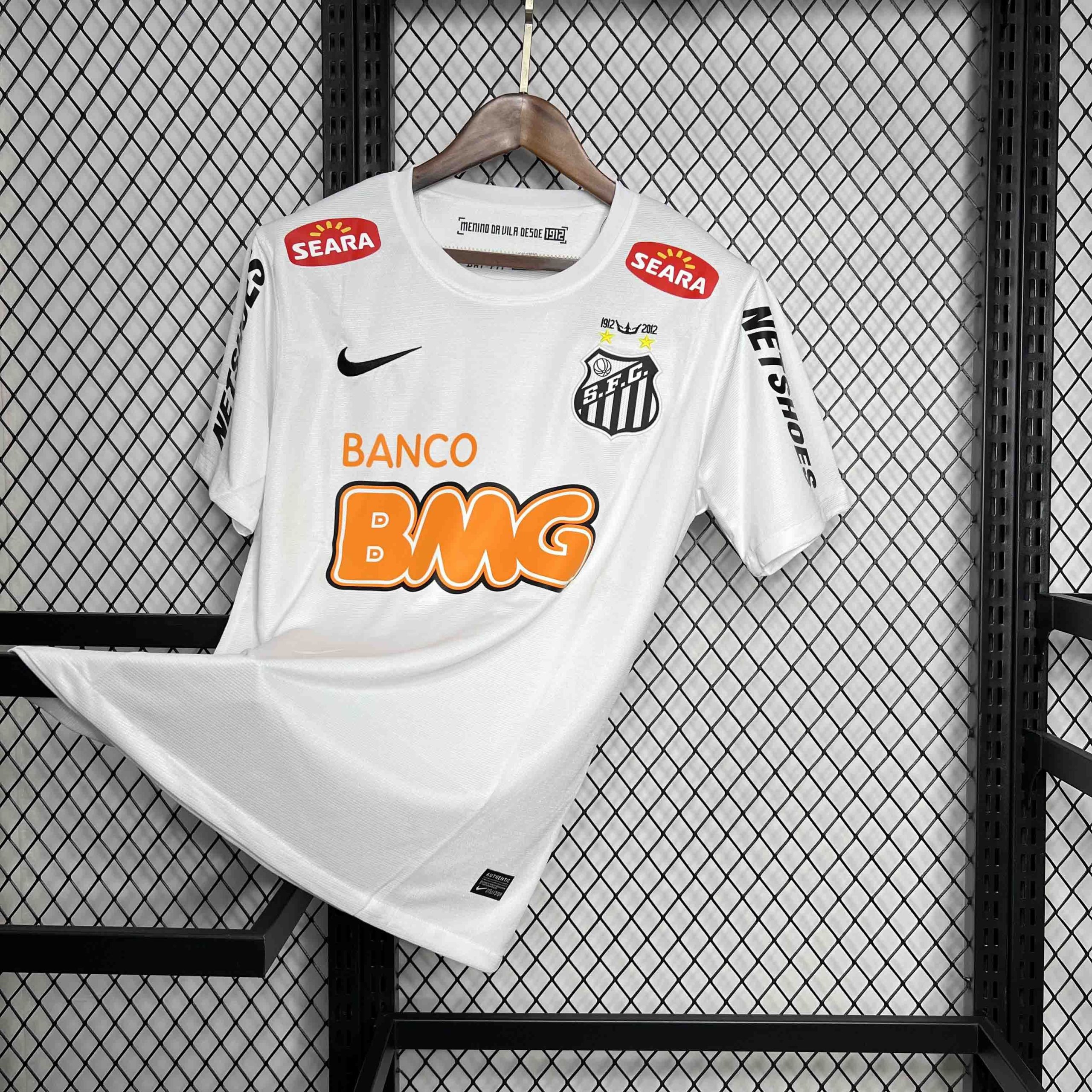 Santos FC Retro Soccer Jersey Home Custom Shirt 2012 - Image 6