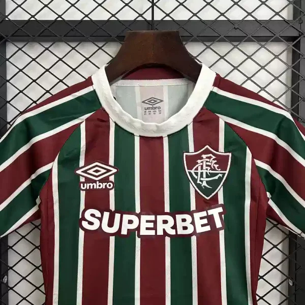Fluminense FC Soccer Jersey Home Kids Kit Jersey+Shorts 2025-26 - Image 5