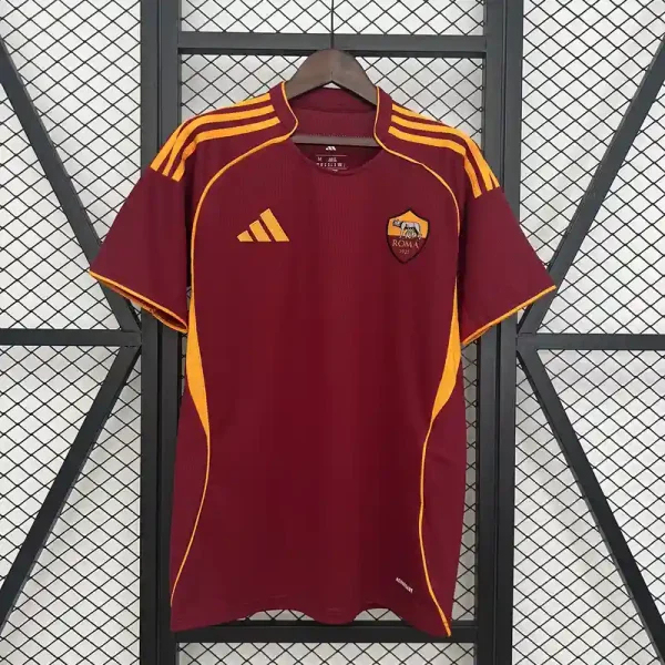 Roma Soccer Jersey Home Custom Shirt 2025/26