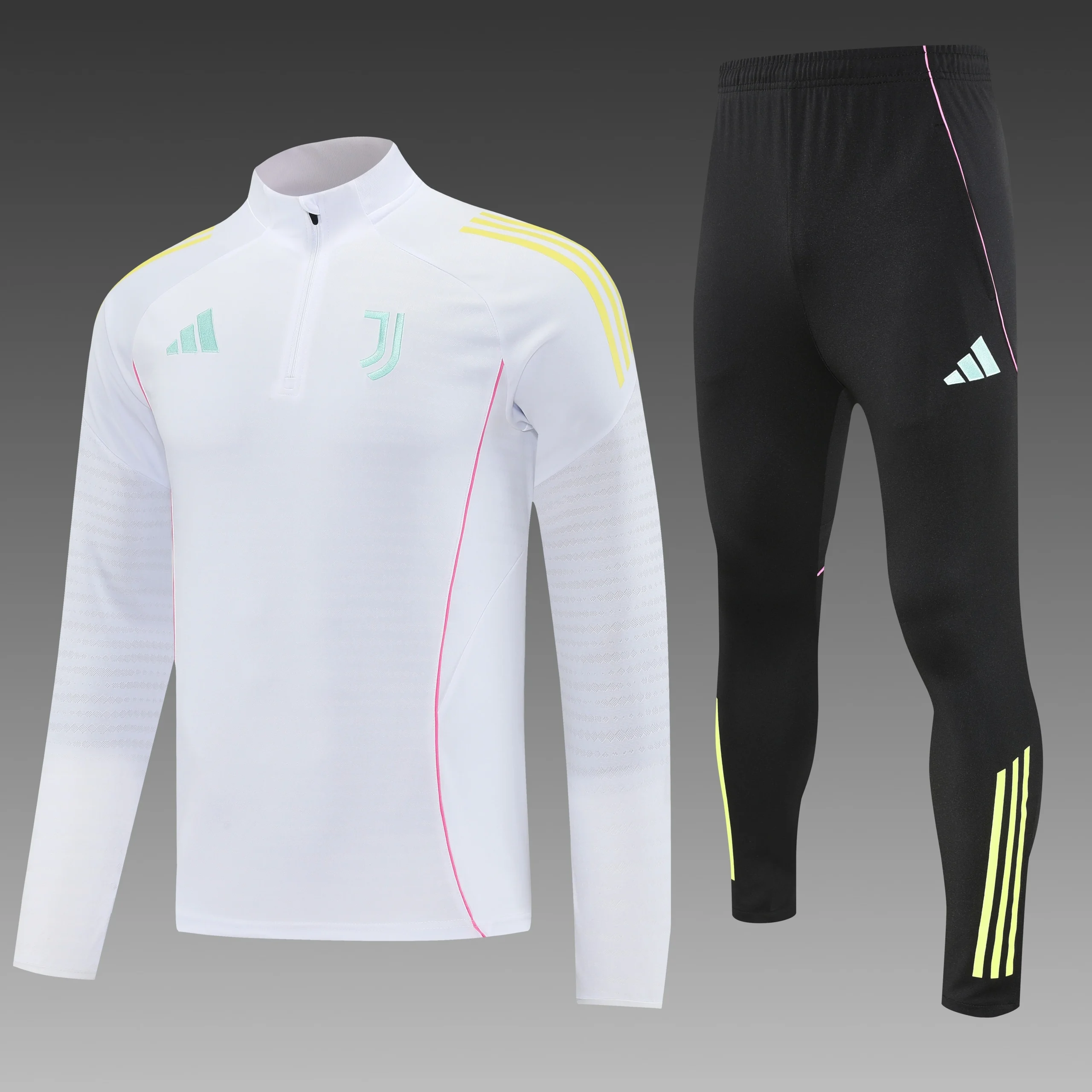 Juventus Training Kit (Sweatshirt+Pants) White 2025/26 - Player Version - Image 2