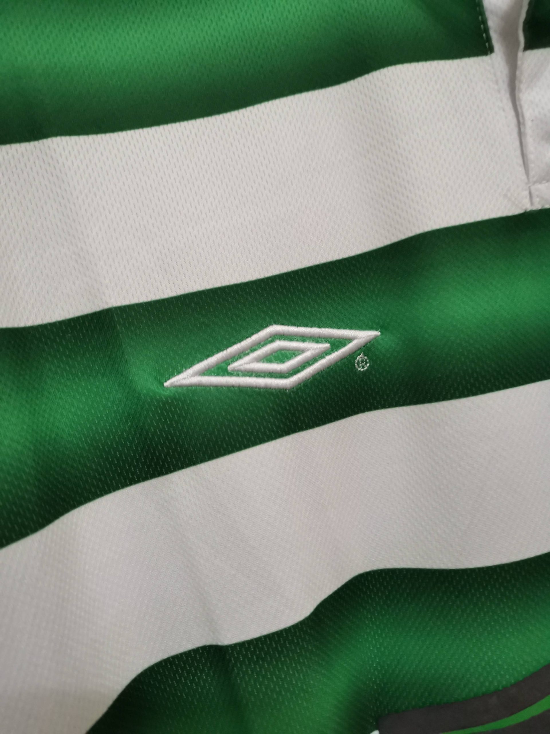 Celtic Retro Soccer Jersey Home Custom Shirt 2003/04 - Image 5