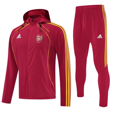 Arsenal UPB Hoodie Training Kit (Jacket+Pants) Red 2025/26