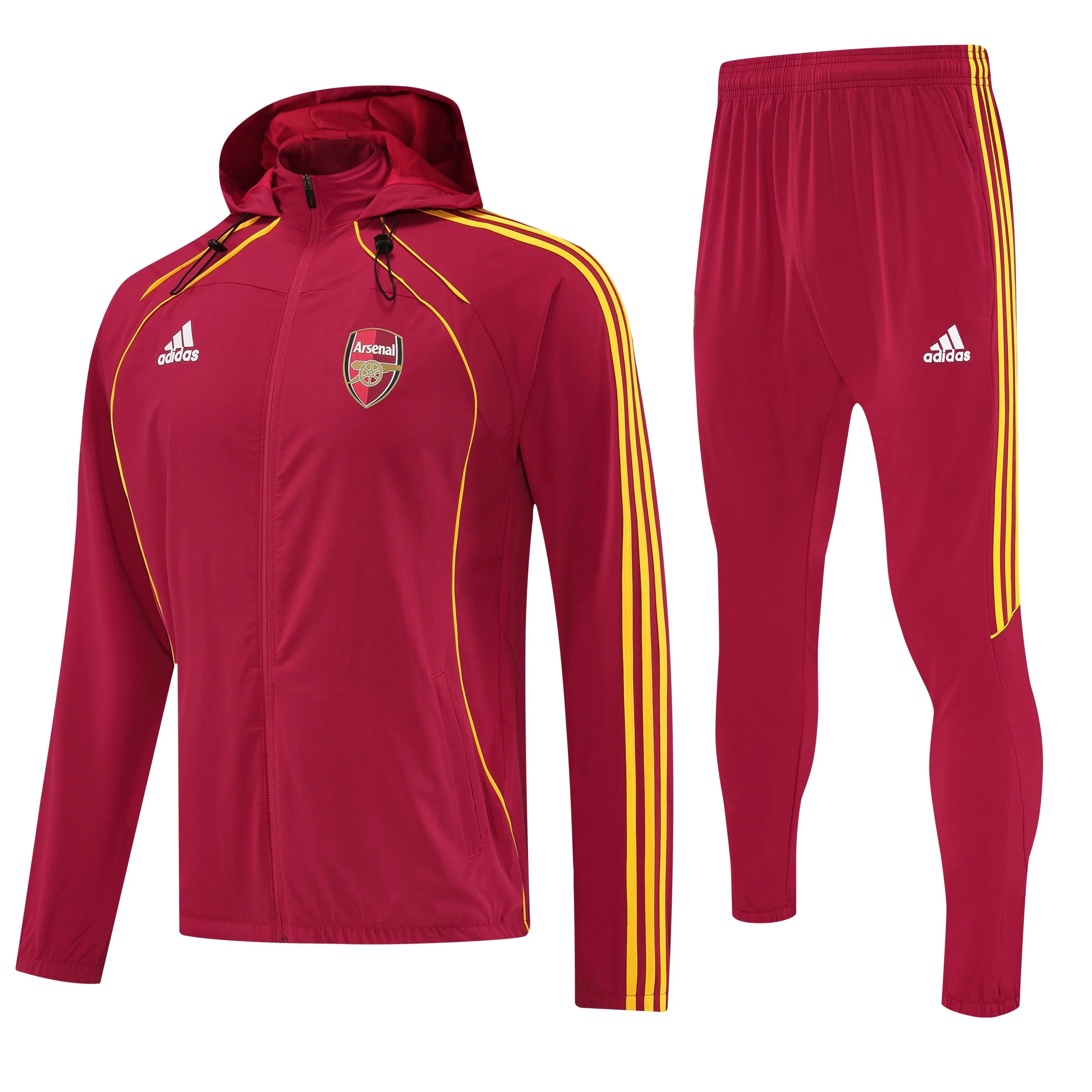 Arsenal UPB Hoodie Training Kit (Jacket+Pants) Red 2025/26