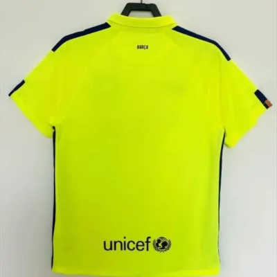 Alternative view of Barcelona Retro Jersey Third Away Soccer Shirt 2014-15