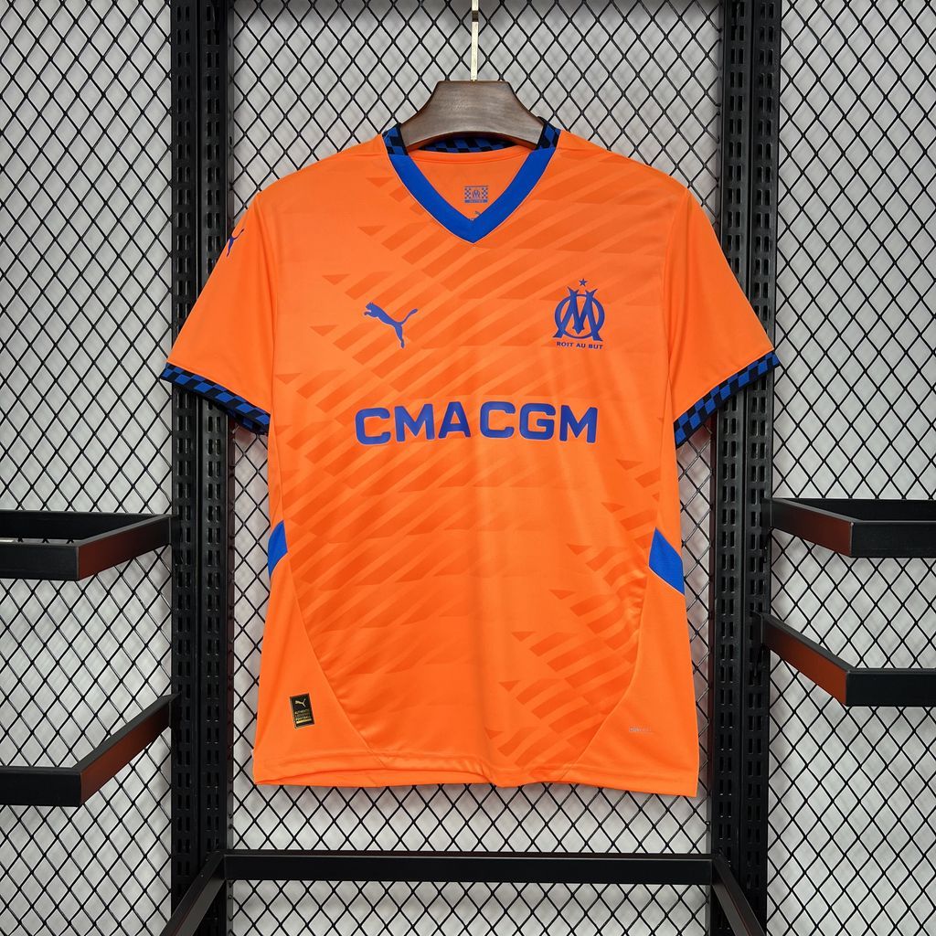 Marseille Soccer Jersey Third Away Custom Shirt 2024/25