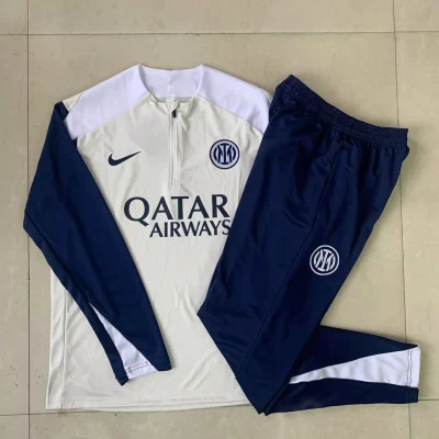 Kids Inter Milan Training Kit (Sweatshirt+Pants) Off-White 2025/26