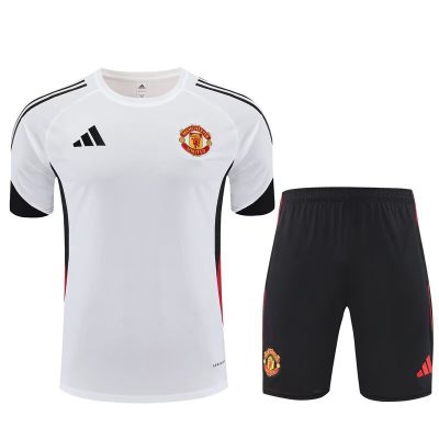 Manchester United Training Jersey Kit White 2025/26