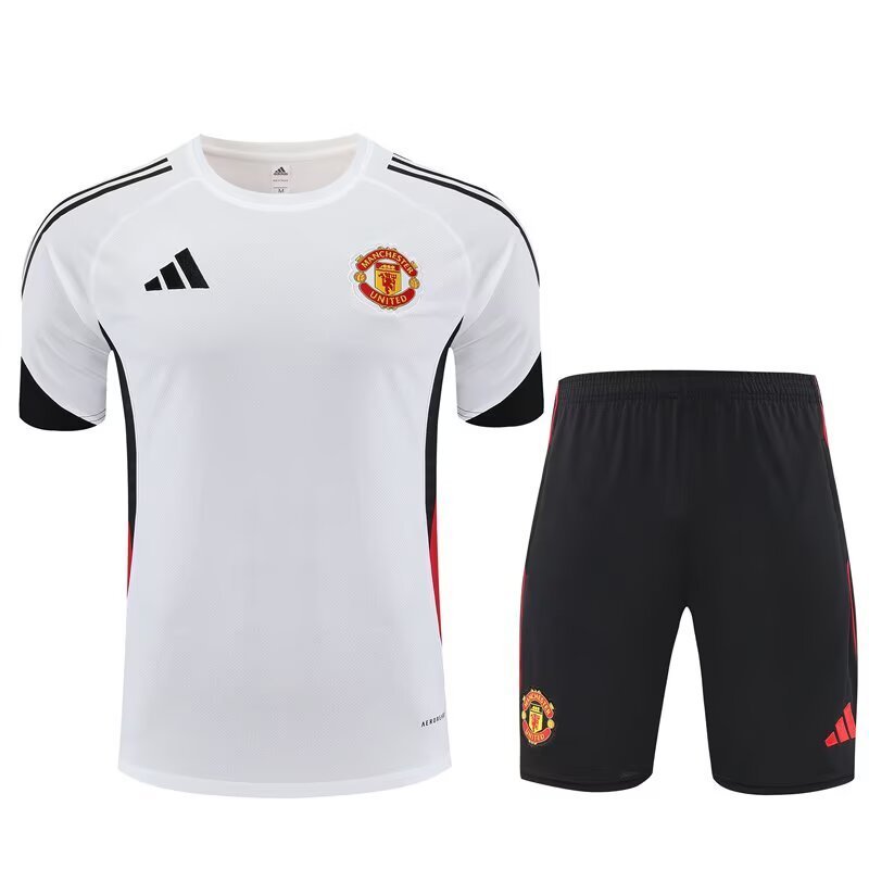 Manchester United Training Jersey Kit White 2025/26