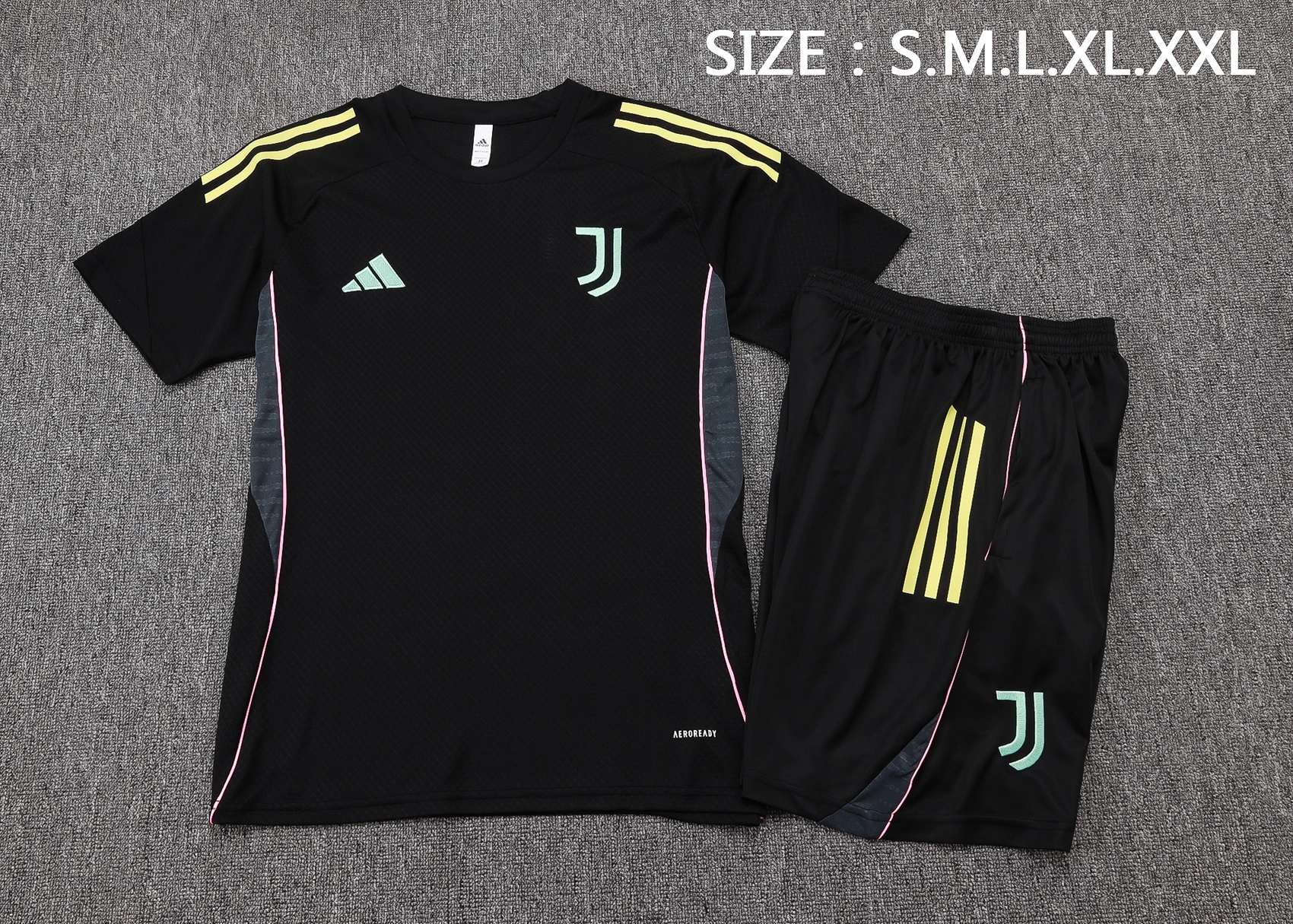 Juventus Training Jersey Kit Black 2025/26 - Image 4