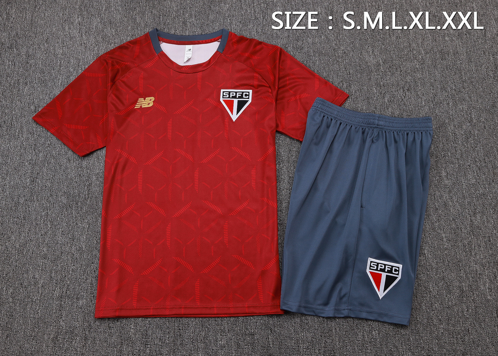 Sao Paulo FC Training Jersey Kit Red 2025 - Image 3