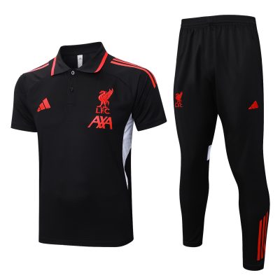 Liverpool Training Kit (Polo+Pants) Black 2025/26