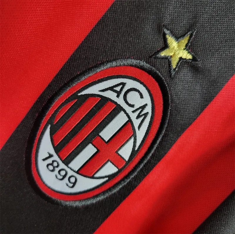 AC Milan Retro Soccer Jersey Home Custom Shirt 2006/07 - Image 5