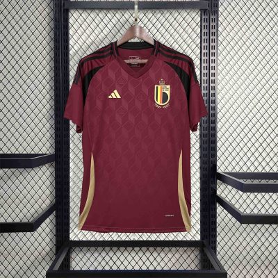 Belgium Soccer Jersey Home Custom Shirt EURO 2024