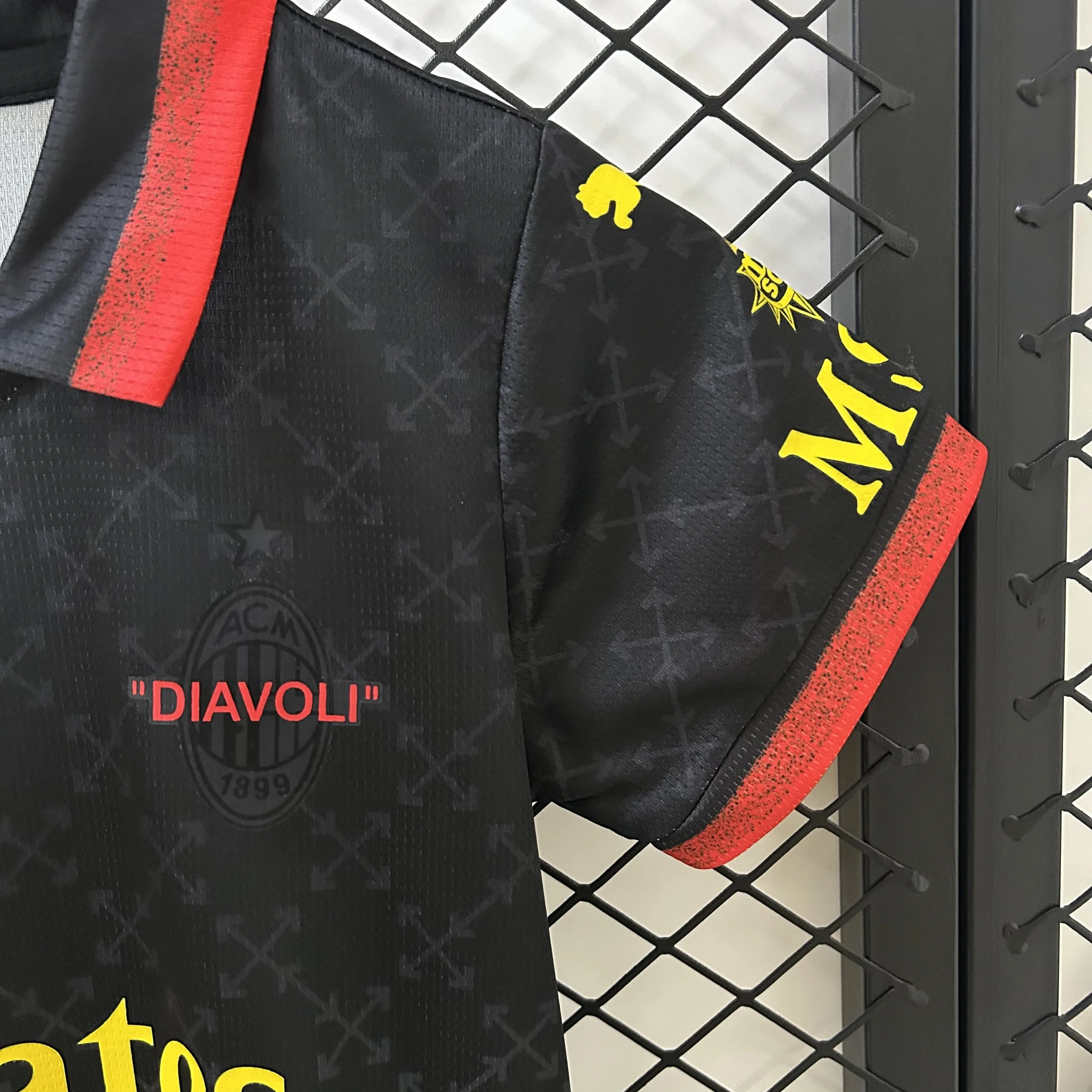 AC Milan Soccer Jersey Fourth Away Kids Kit Jersey+Shorts 2024/25 - Image 4