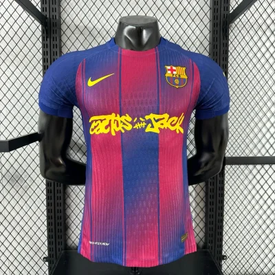 Soccer Jersey Barcelona Home x Travis Scott Shirt 2025/26