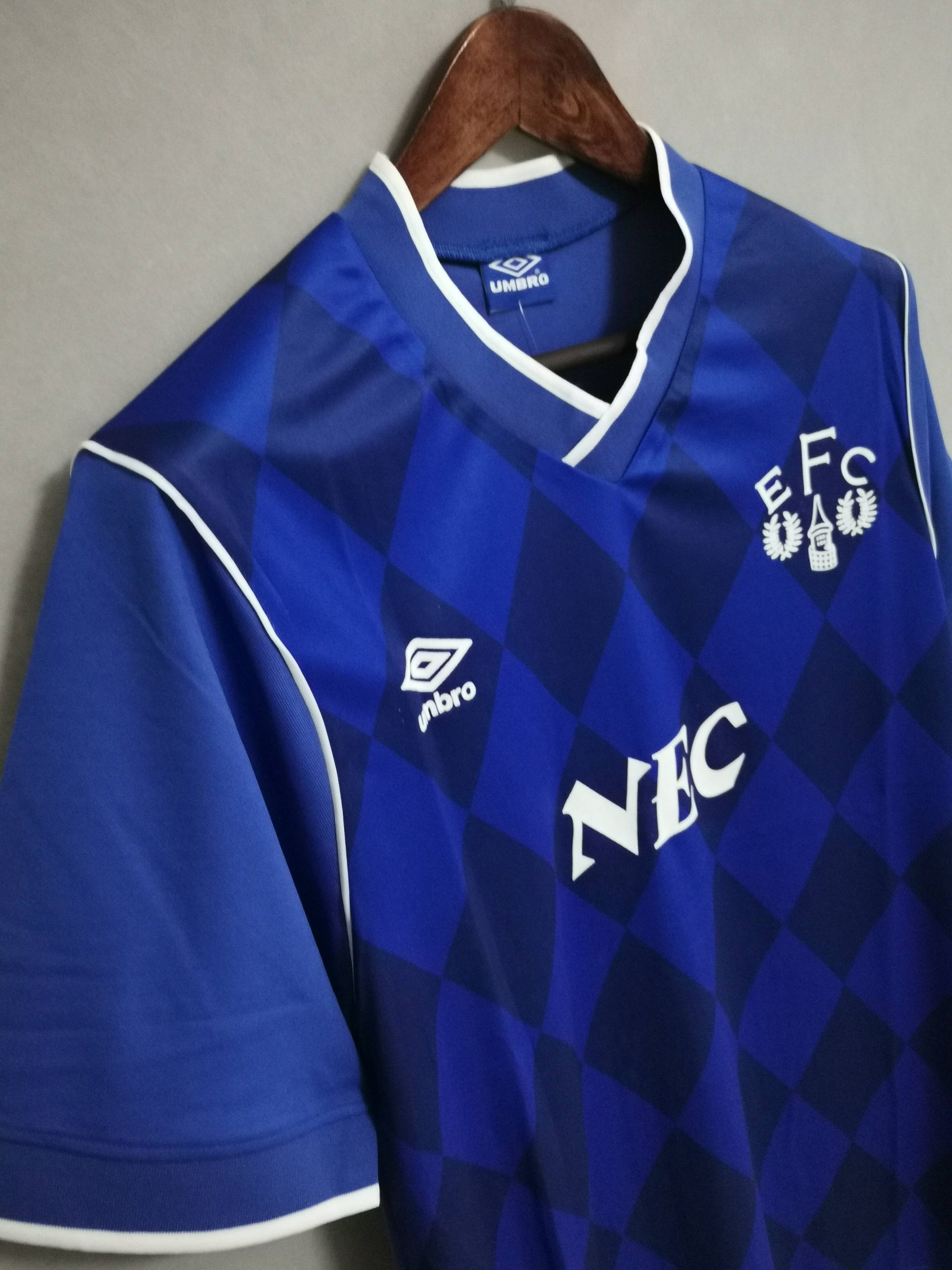 Everton Retro Football Jersey Home Custom Shirt 1986/87 - Image 6