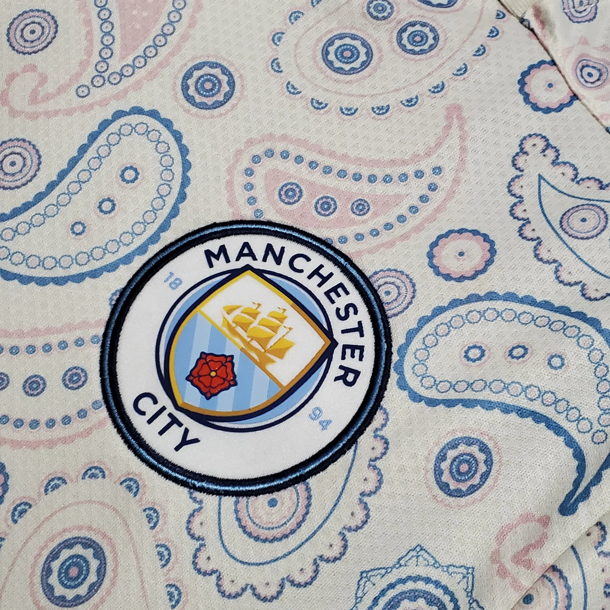 Manchester City Retro Football Jersey Away Shirt 2020/21 - Image 3