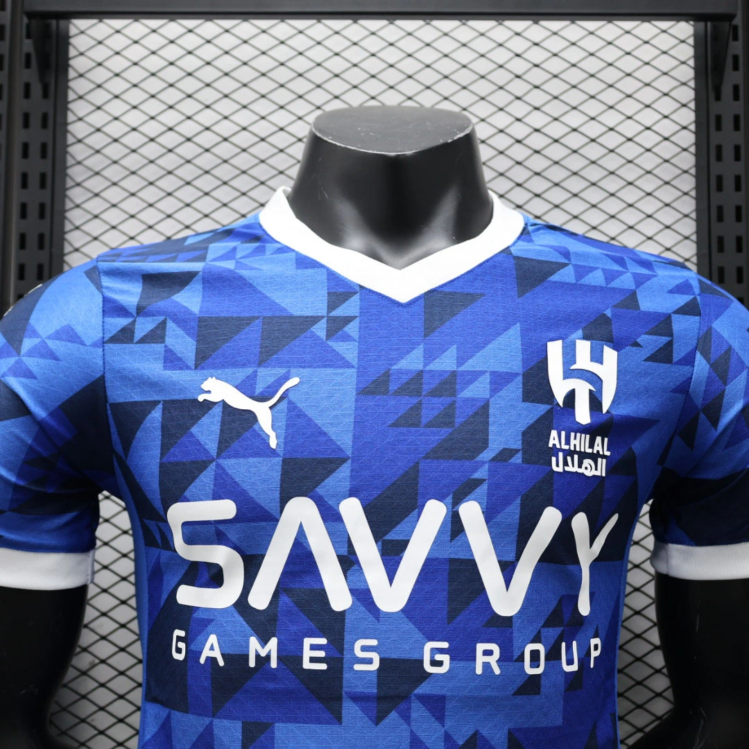 Al Hilal SFC Soccer Jersey Home Shirt 2024/25 - Image 5