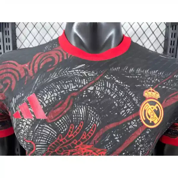 Real Madrid Soccer Jersey Red Dragon Special Edition Shirt 2025/26 - Image 3
