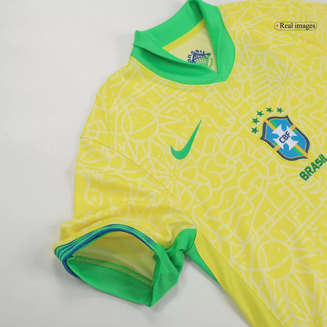 Brazil Soccer Jersey Home Custom Shirt Copa America 2024 - Image 3