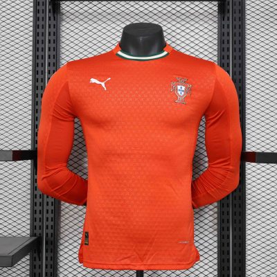 Portugal Soccer Jersey Home Long Sleeve Shirt 2025