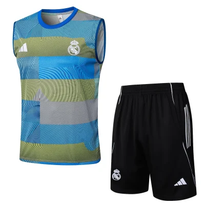 Real Madrid Sleeveless Training Kit Green 2025/26