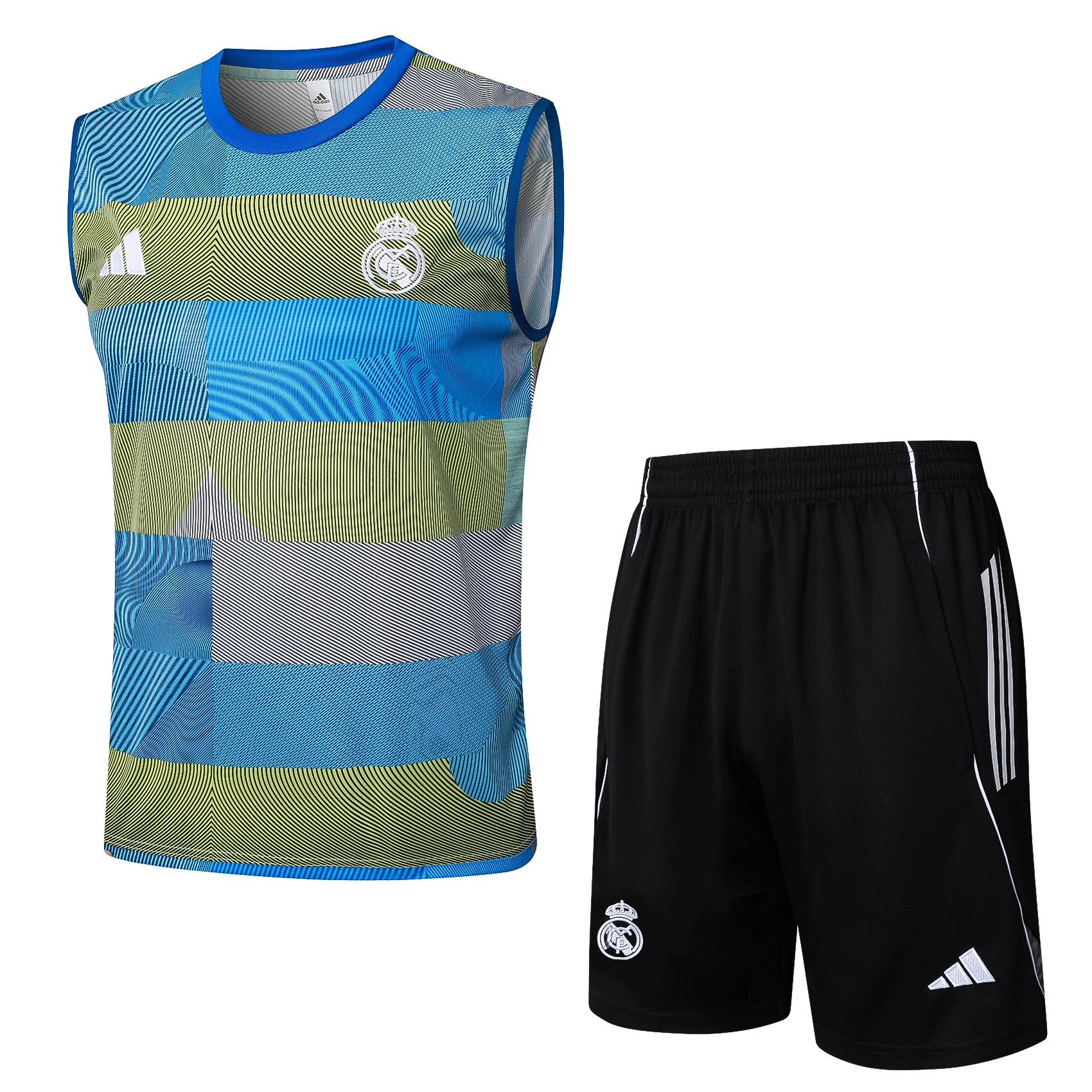 Real Madrid Sleeveless Training Kit Green 2025/26