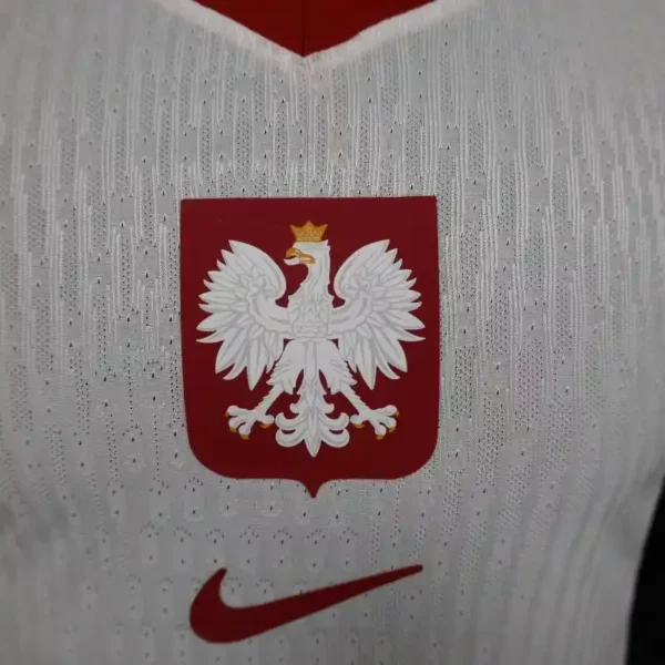 Poland Soccer Jersey Home Shirt 2024 - Image 3