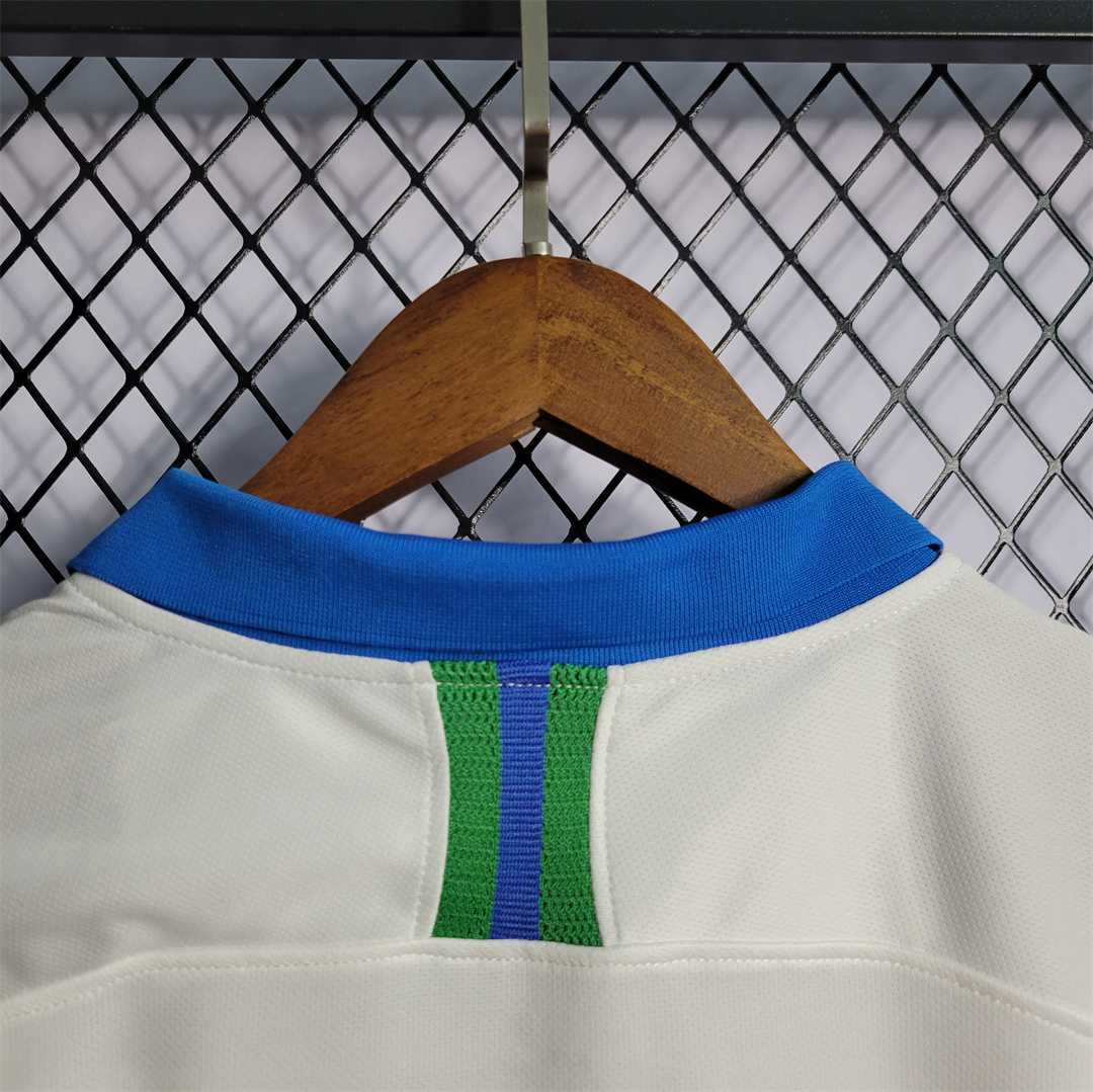 Brazil Retro Jersey Custom Home Soccer Jersey 2019 - Image 3