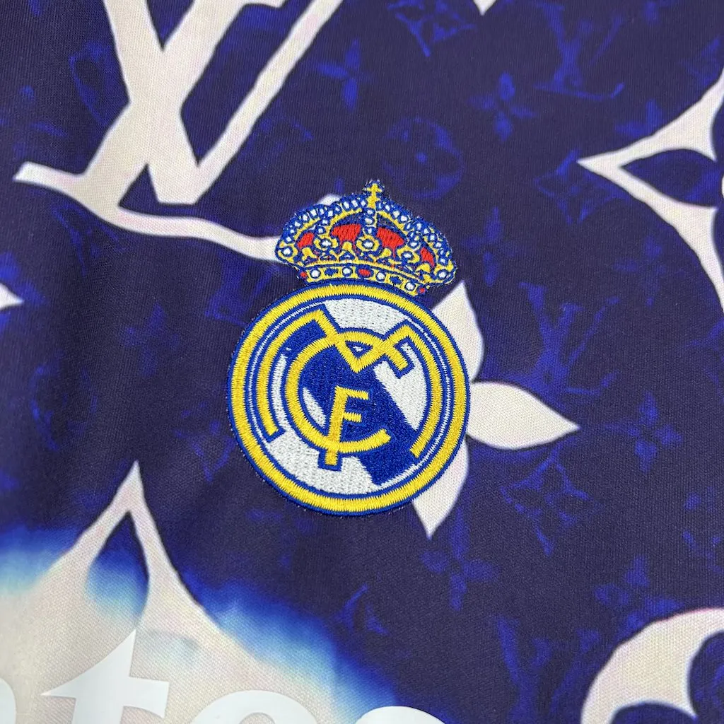 Real Madrid Soccer Jersey LV Joint Special Edition Custom Shirt 2025/26 - Image 3