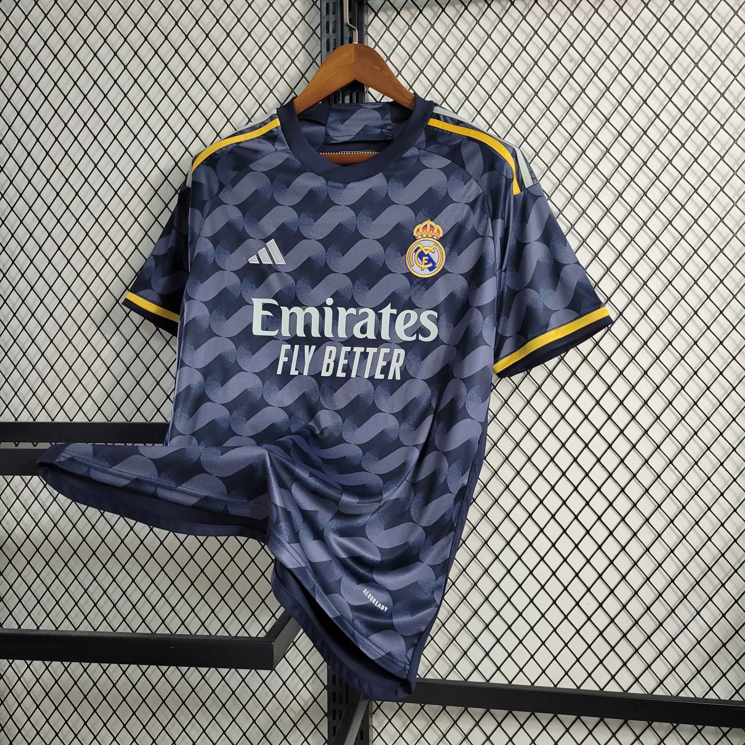 Real Madrid Soccer Jersey Away Custom Shirt 2023/24 - Image 2