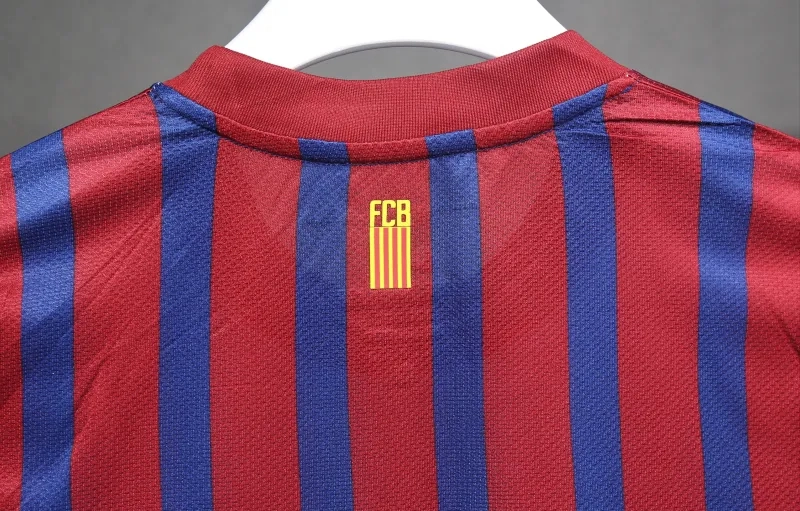 Barcelona Retro Jersey Home Long Sleeve Soccer Shirt 2011-12 - Image 3