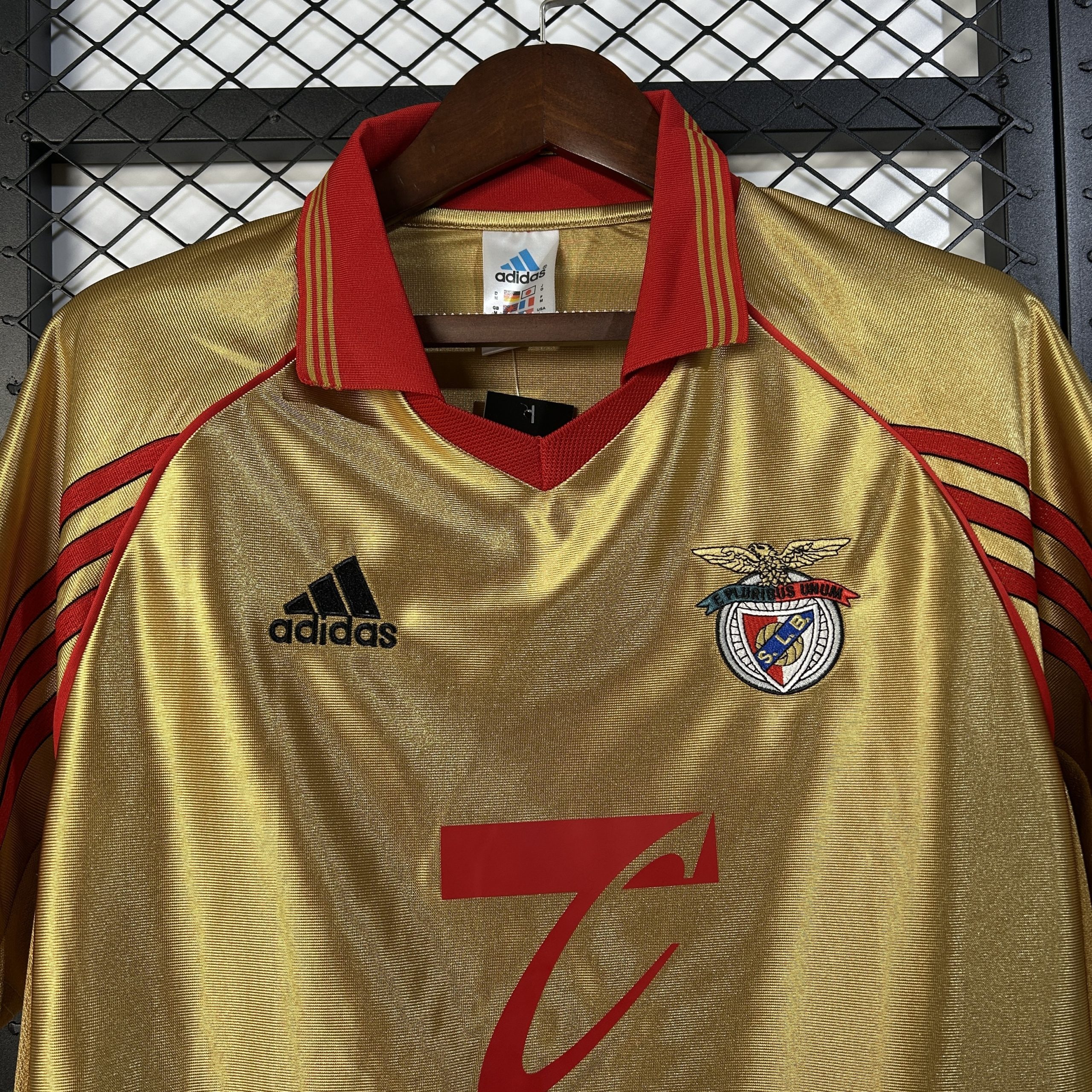 Benfica Retro Soccer Jersey Away Custom Shirt 1998/99 - Image 5