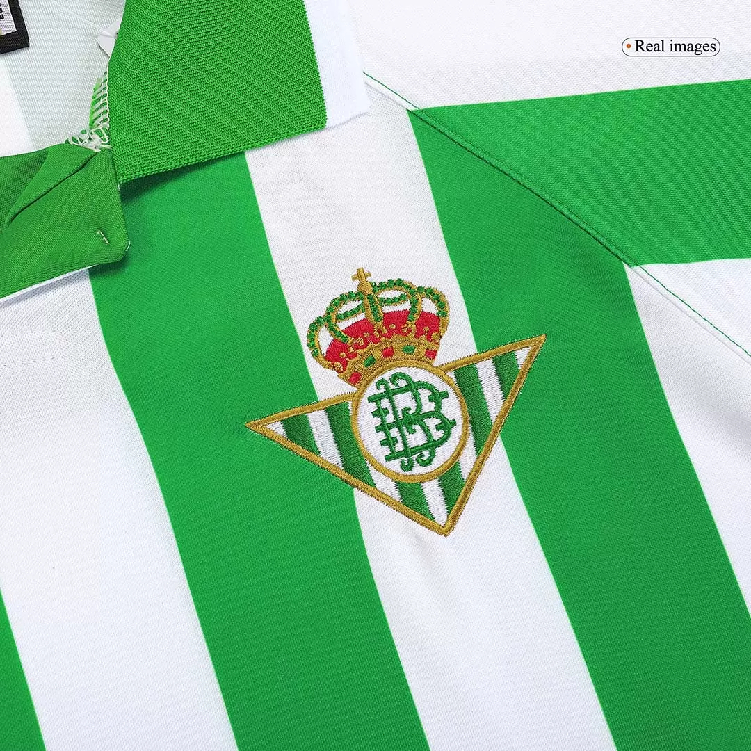 Real Betis Retro Jersey Home Soccer Shirt 2000/01 - Image 4