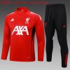 Kids Liverpool Training Kit (Sweatshirt+Pants) Red 2025/26