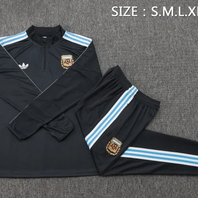 Alternative view of Argentina Training Kit (Sweatshirt+Pants) Deep Grey 2025