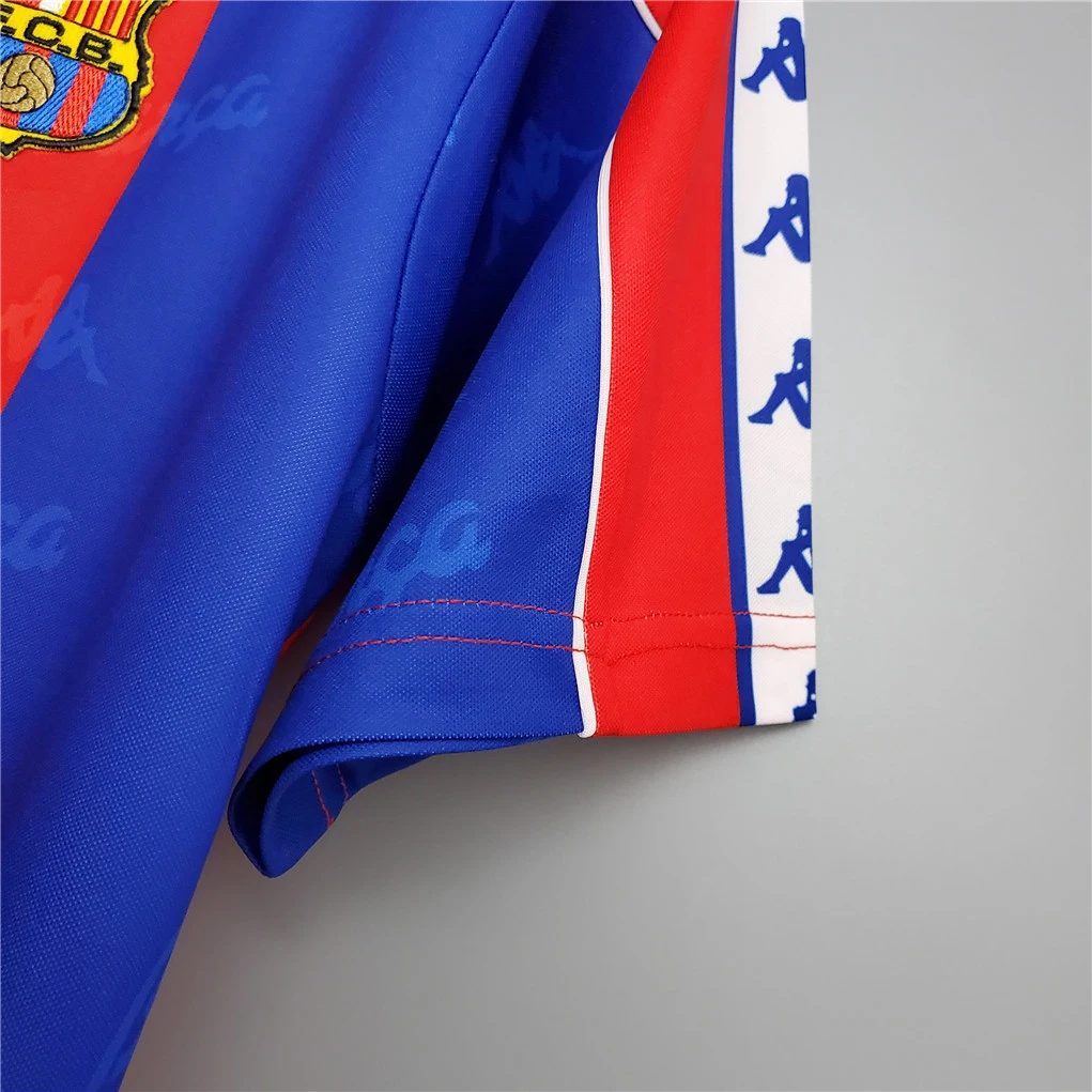 Barcelona Retro Jersey Home Soccer Shirt 1992/95 - Image 3