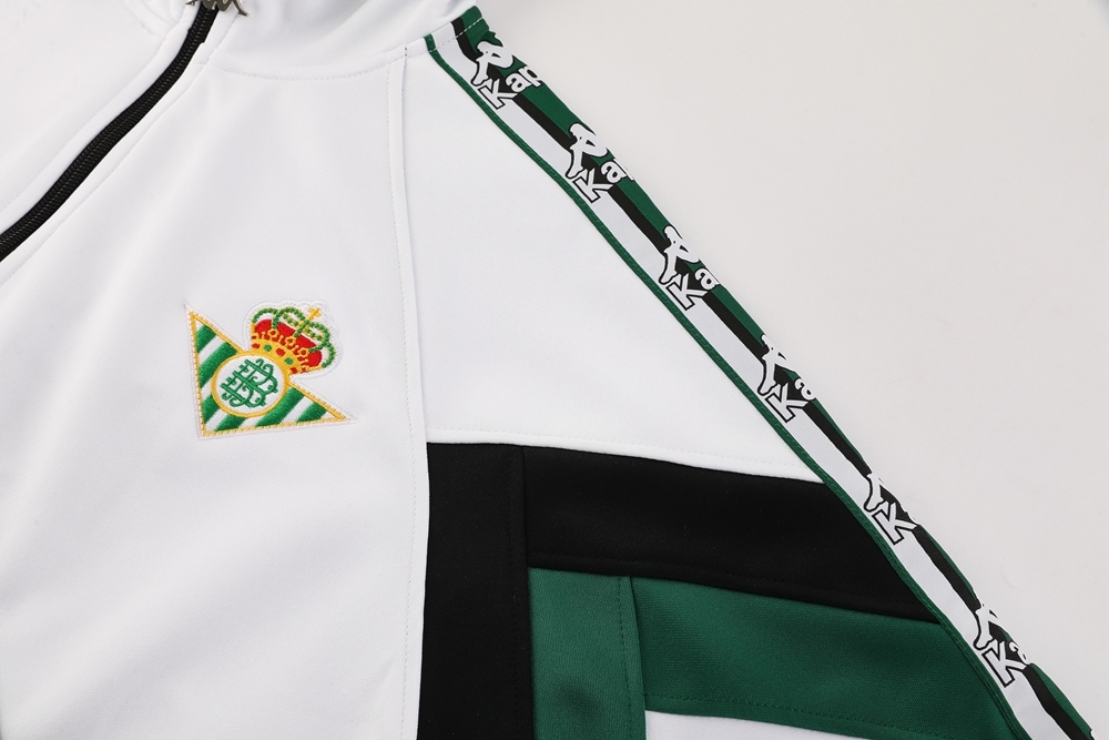 Real Betis Training Kit (Jacket+Pants) White 2025/26 - Image 3