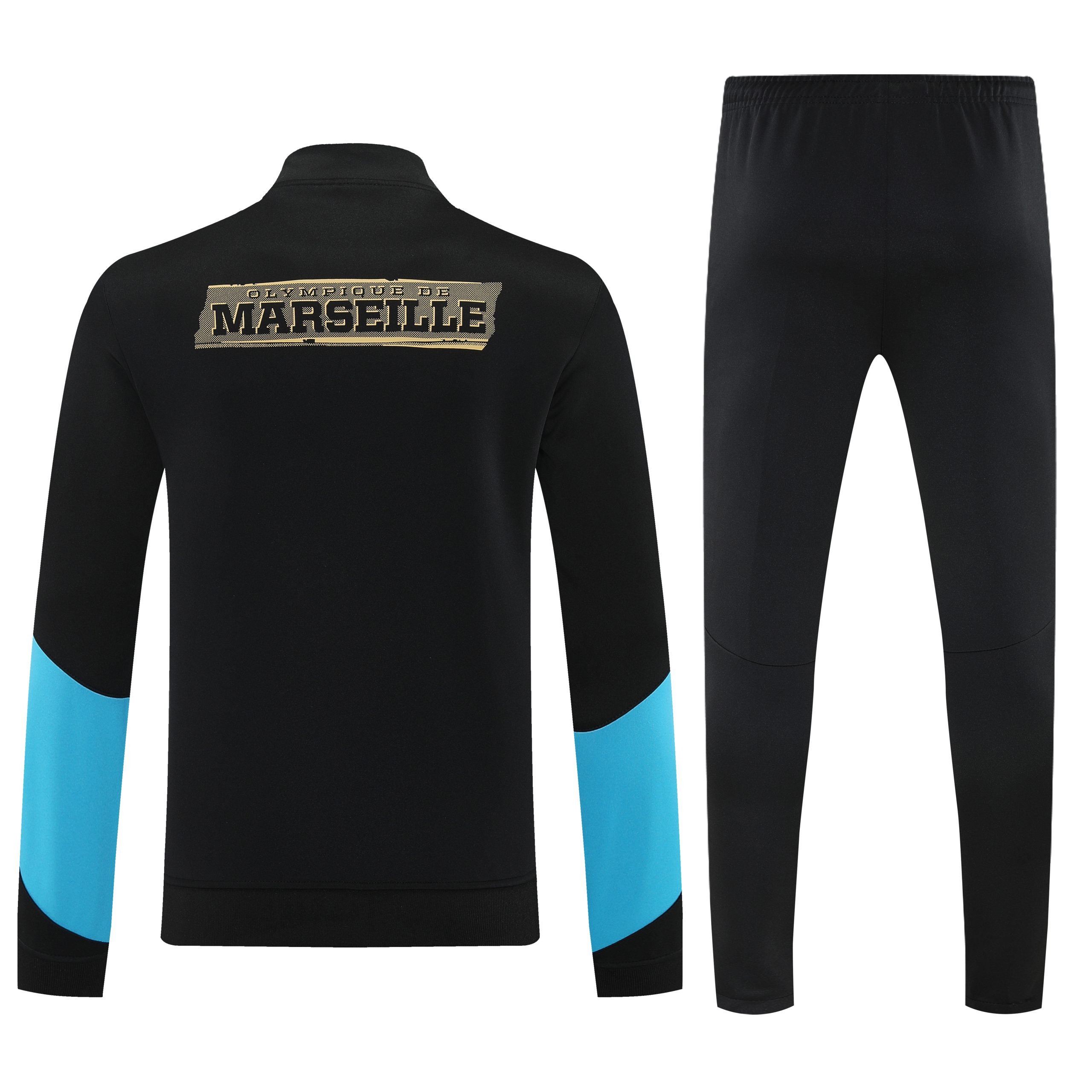 Marseille Training Kit (Jacket+Pants) Black 2025/26 - Image 2