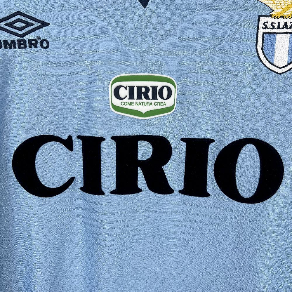 Lazio Retro Soccer Jersey Home Custom Shirt 1996-97 - Image 4