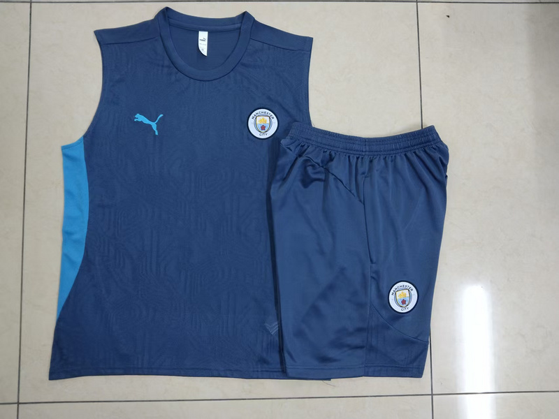 Manchester City Sleeveless Training Jersey Kit 2025/26 - Image 3