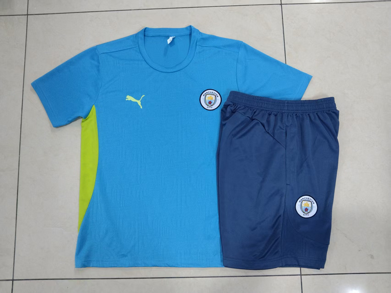 Manchester City Training Jersey Kit Blue 2025/26 - Image 4