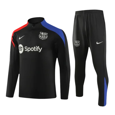 Barcelona Zipper Sweatshirt Kit (Top+Pants) 2024/25