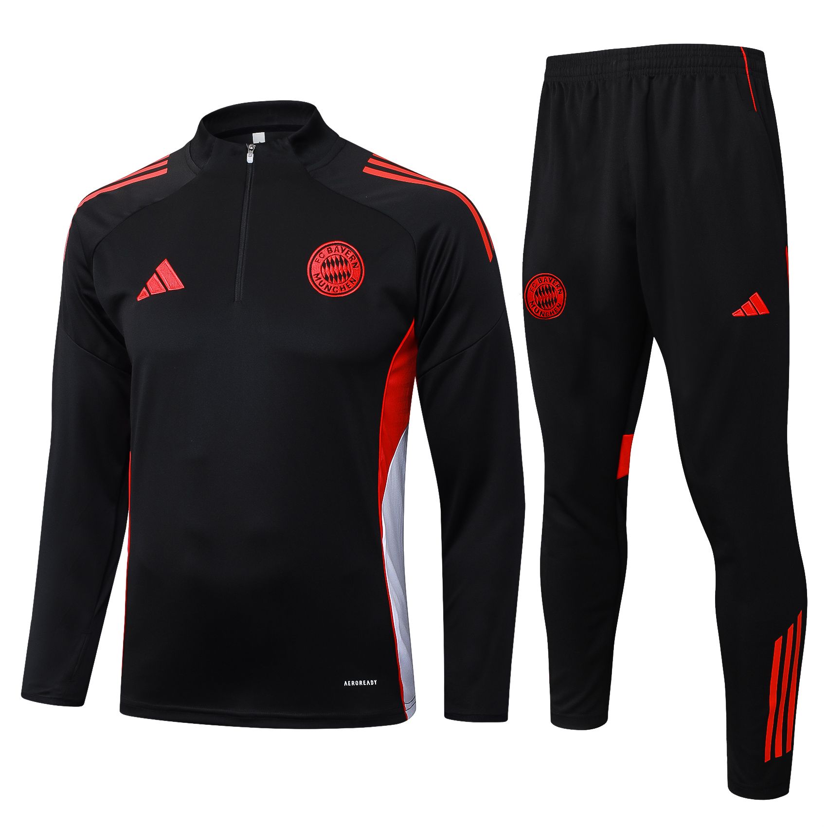 Bayern Munich Training Kit (Sweatshirt+Pants) Black 2025/26