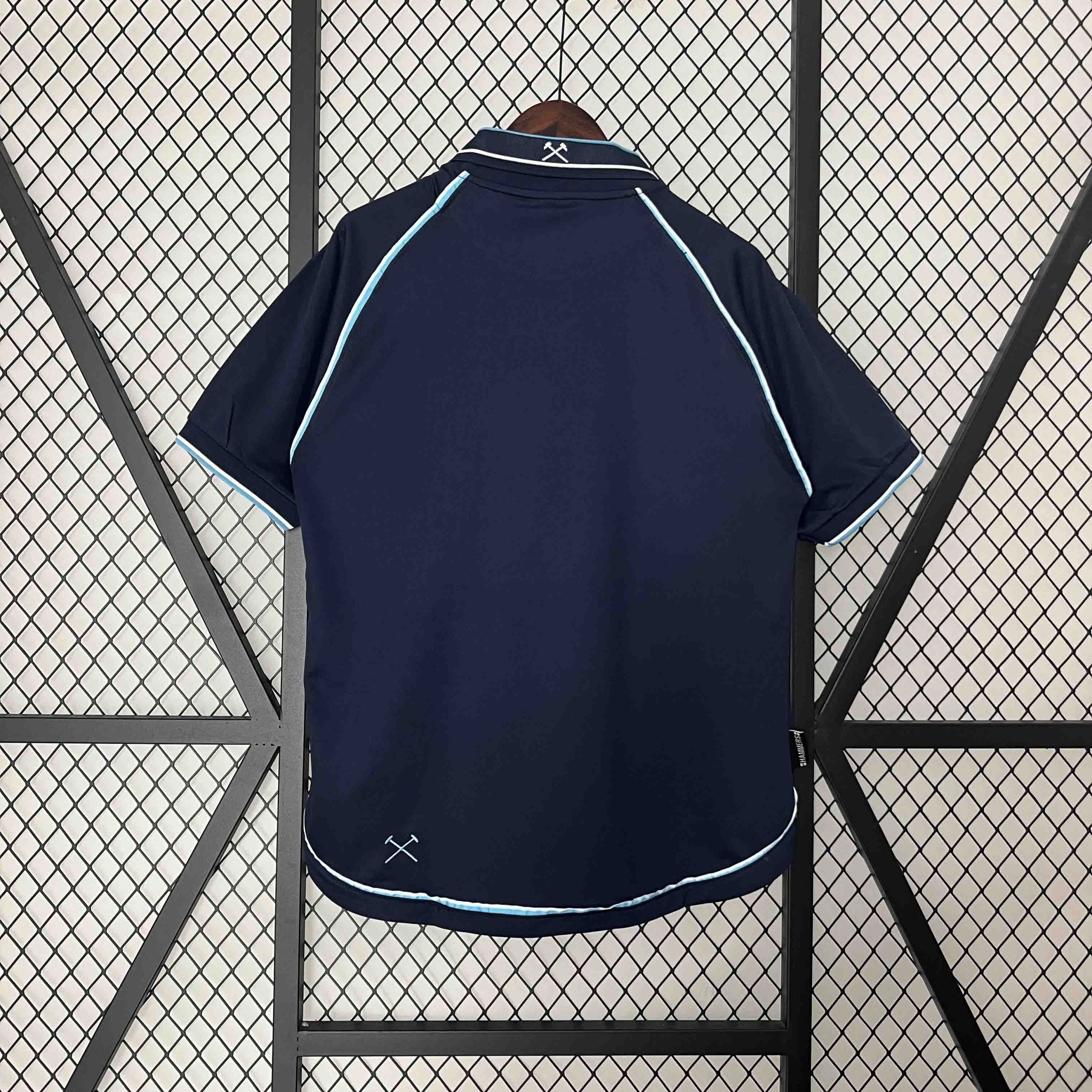 West Ham United Retro Football Jersey Third Away Custom Shirt 1999/01 - Image 2