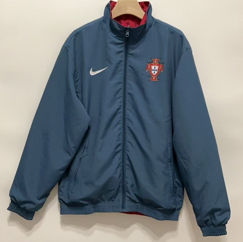 Portugal Reversible Double-Sides Windbreaker Jacket Red&Blue 2025 - Image 3