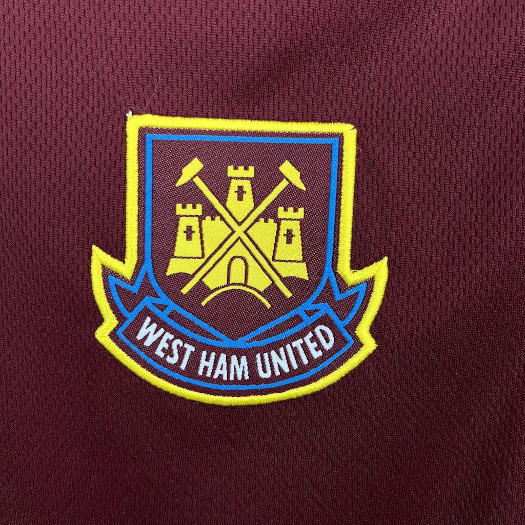 West Ham United Retro Football Jersey Home Custom Shirt 1999/01 - Image 6